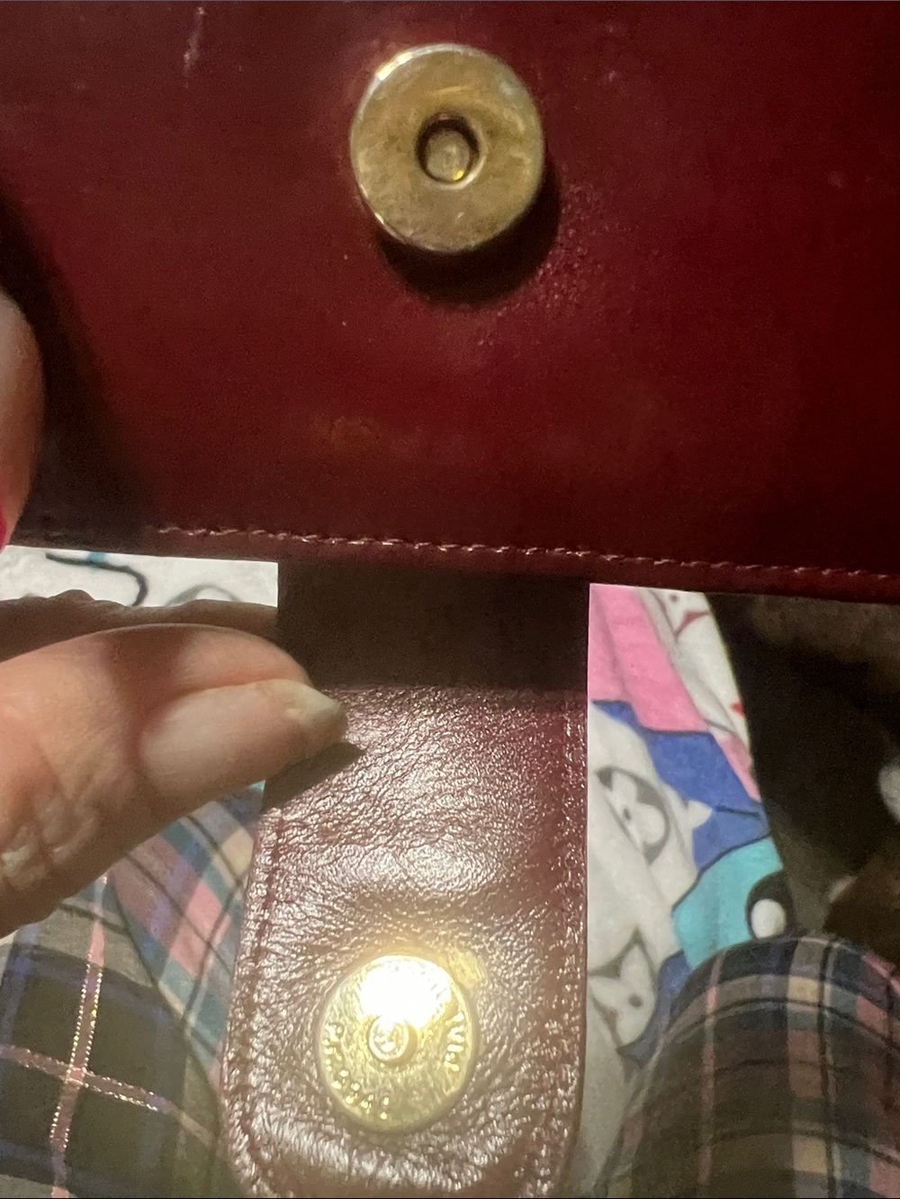 LOW START Cartier Red and Gold Logo Leather Case Agenda - Picture 5 of 5